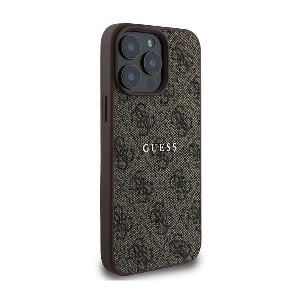 iPhone 14 Pro Max Kılıf Guess Orijinal Lisanslı M-safe Şarj Özellikli 4G Desen Yazı Logolu Kılıf