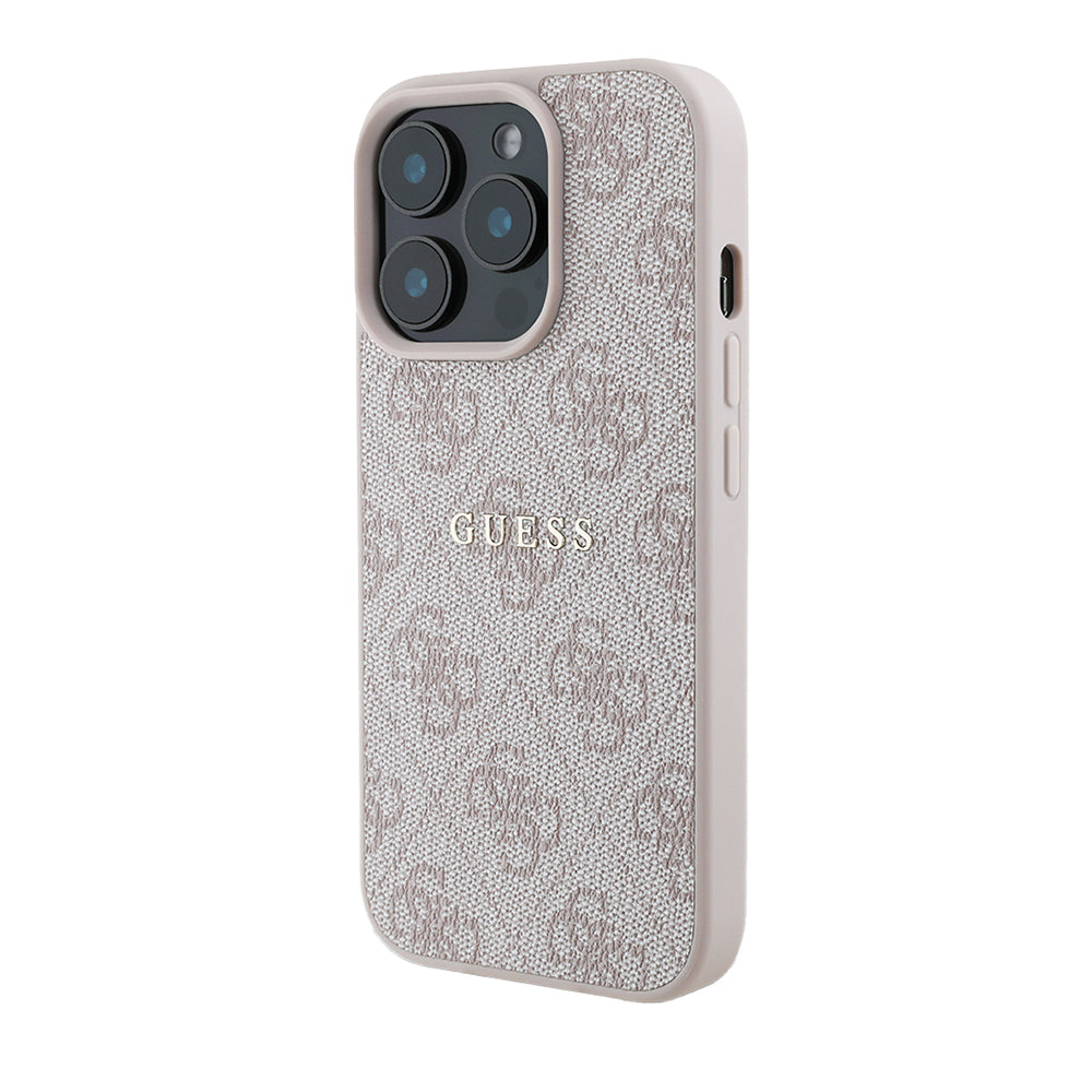 iPhone 14 Pro Max Kılıf Guess Orijinal Lisanslı M-safe Şarj Özellikli 4G Desen Yazı Logolu Kılıf