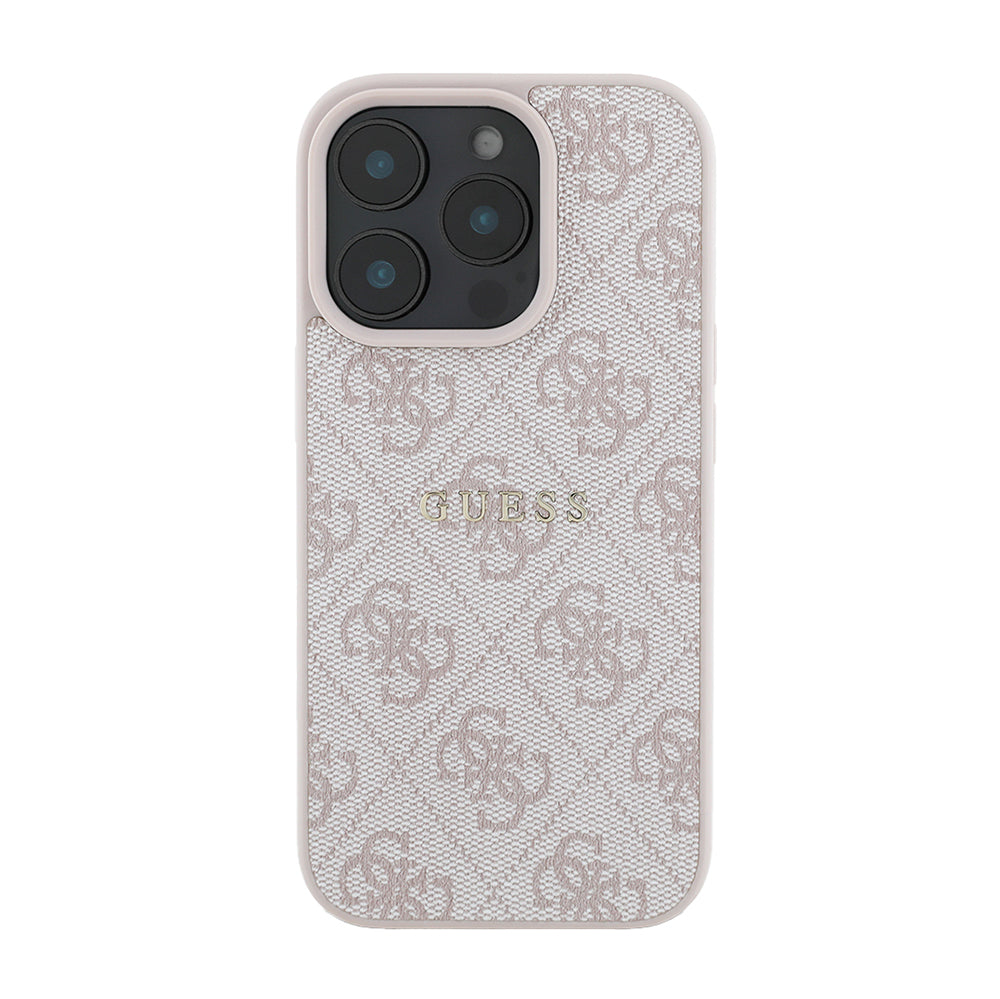 iPhone 14 Pro Max Kılıf Guess Orijinal Lisanslı M-safe Şarj Özellikli 4G Desen Yazı Logolu Kılıf