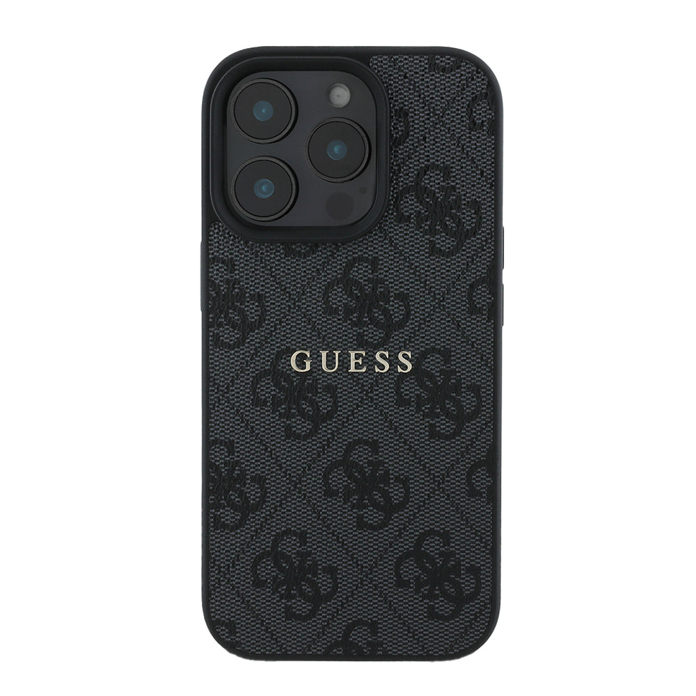 iPhone 14 Pro Max Kılıf Guess Orijinal Lisanslı M-safe Şarj Özellikli 4G Desen Yazı Logolu Kılıf