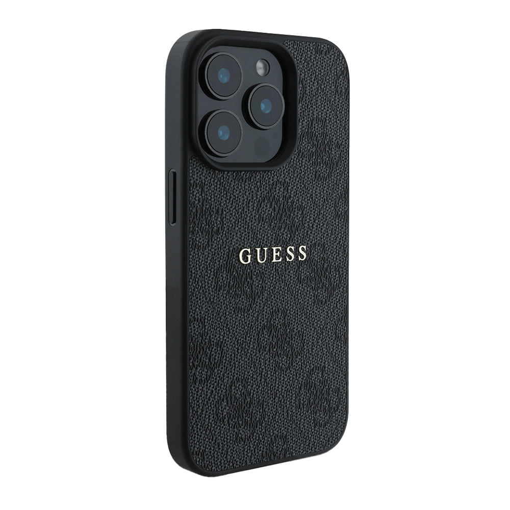 iPhone 14 Pro Max Kılıf Guess Orijinal Lisanslı M-safe Şarj Özellikli 4G Desen Yazı Logolu Kılıf