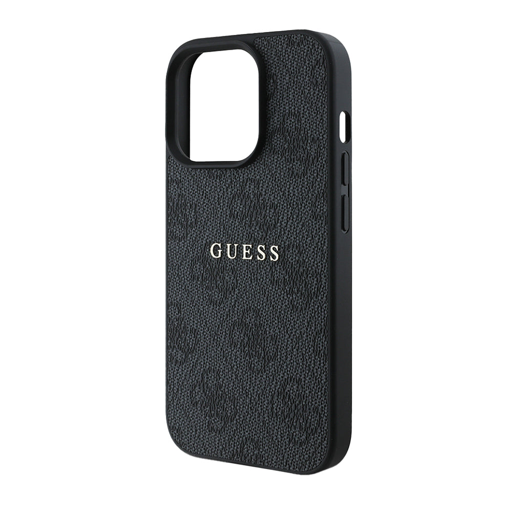 iPhone 14 Pro Max Kılıf Guess Orijinal Lisanslı M-safe Şarj Özellikli 4G Desen Yazı Logolu Kılıf