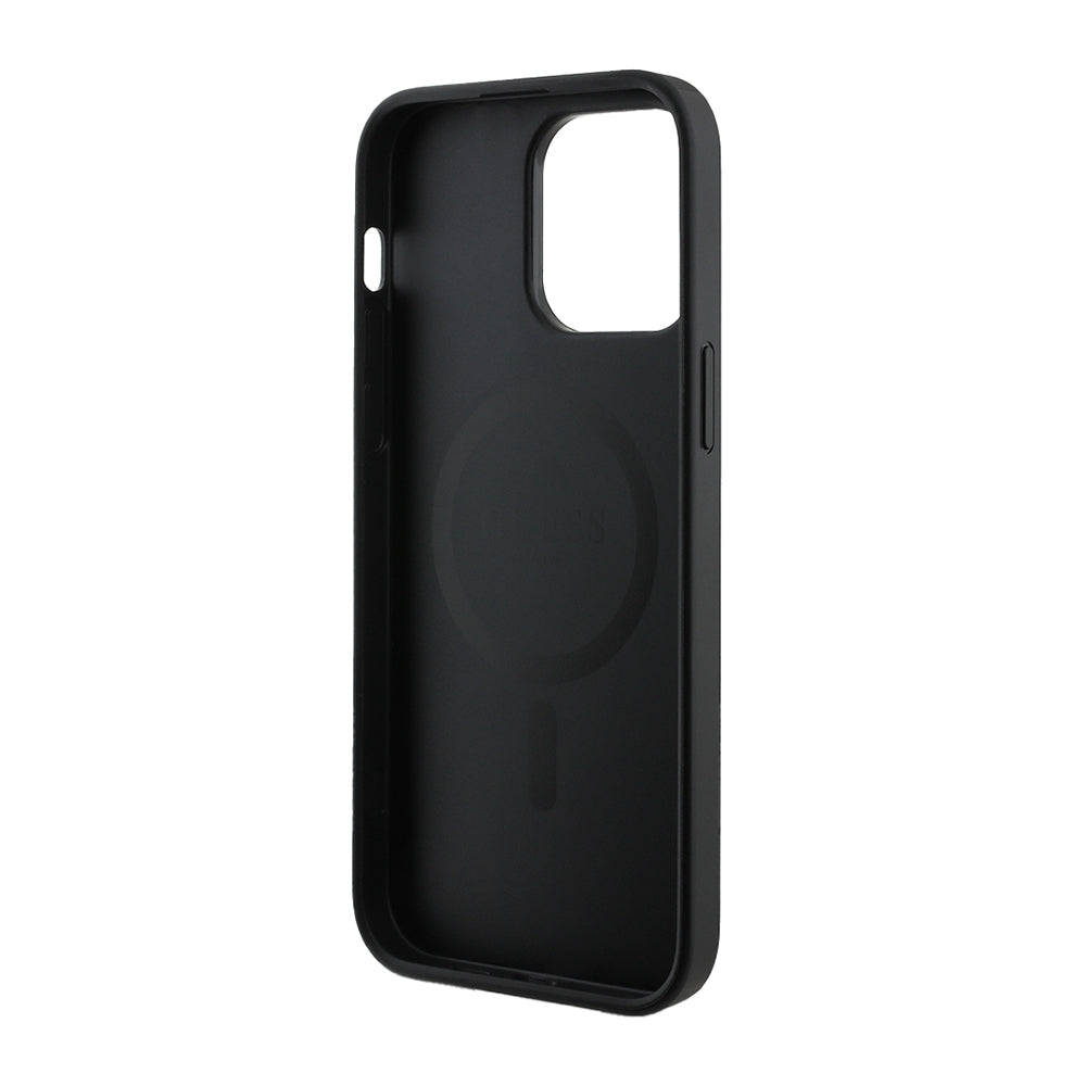 iPhone 14 Pro Max Kılıf Guess Orijinal Lisanslı M-safe Şarj Özellikli 4G Desen Yazı Logolu Kılıf