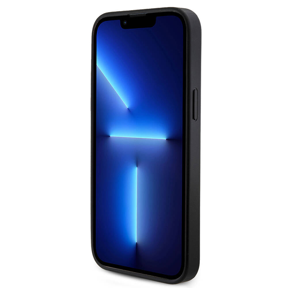 iPhone 14 Pro Max Kılıf Guess Orijinal Lisanslı M-safe Şarj Özellikli PU Halkalı 4G Desenli Yazı Logolu Kılıf