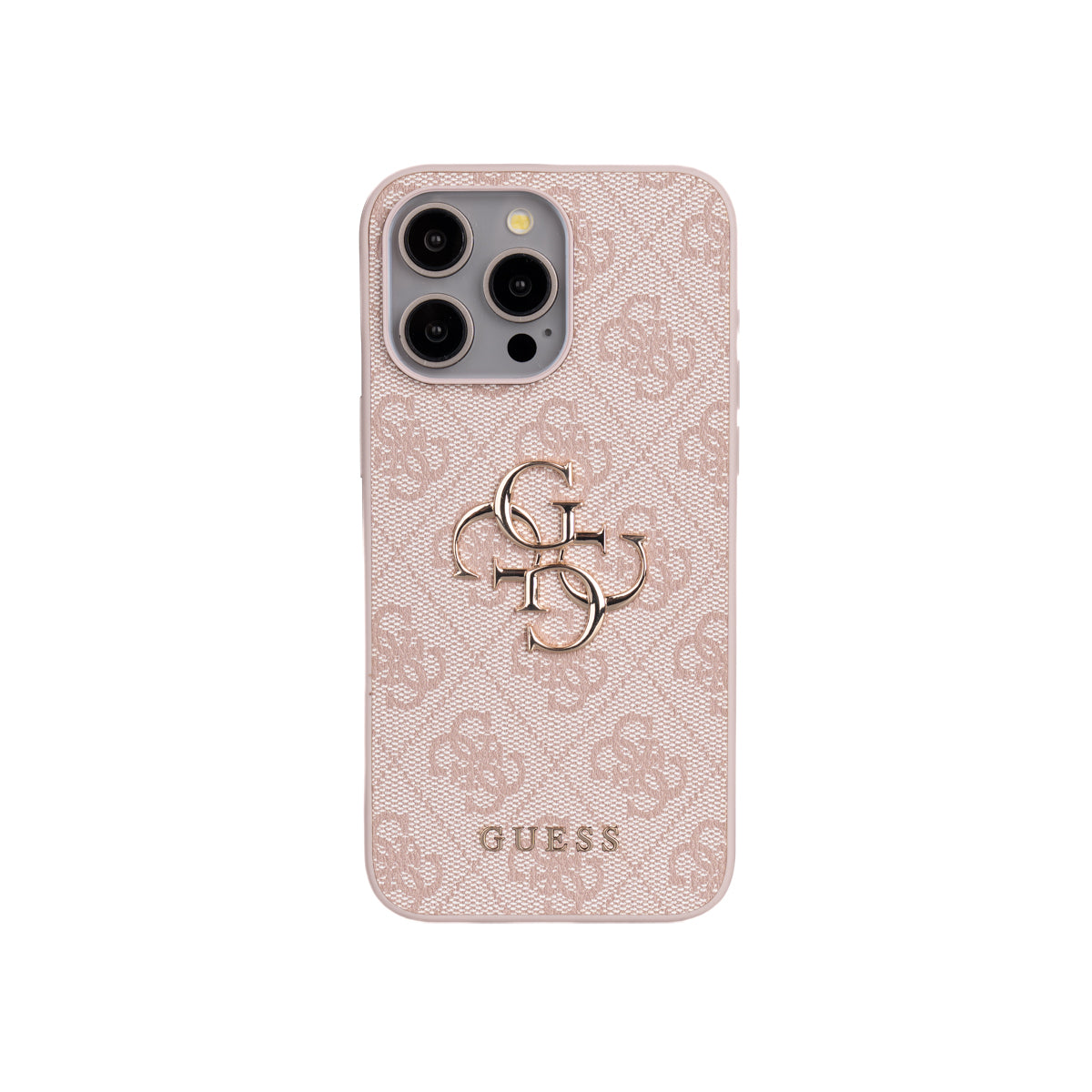 iPhone 14 Pro Max Kılıf Guess Orijinal Lisanslı PU Deri 4G Büyük Metal Logolu Çapraz Vücut Askılı Kılıf