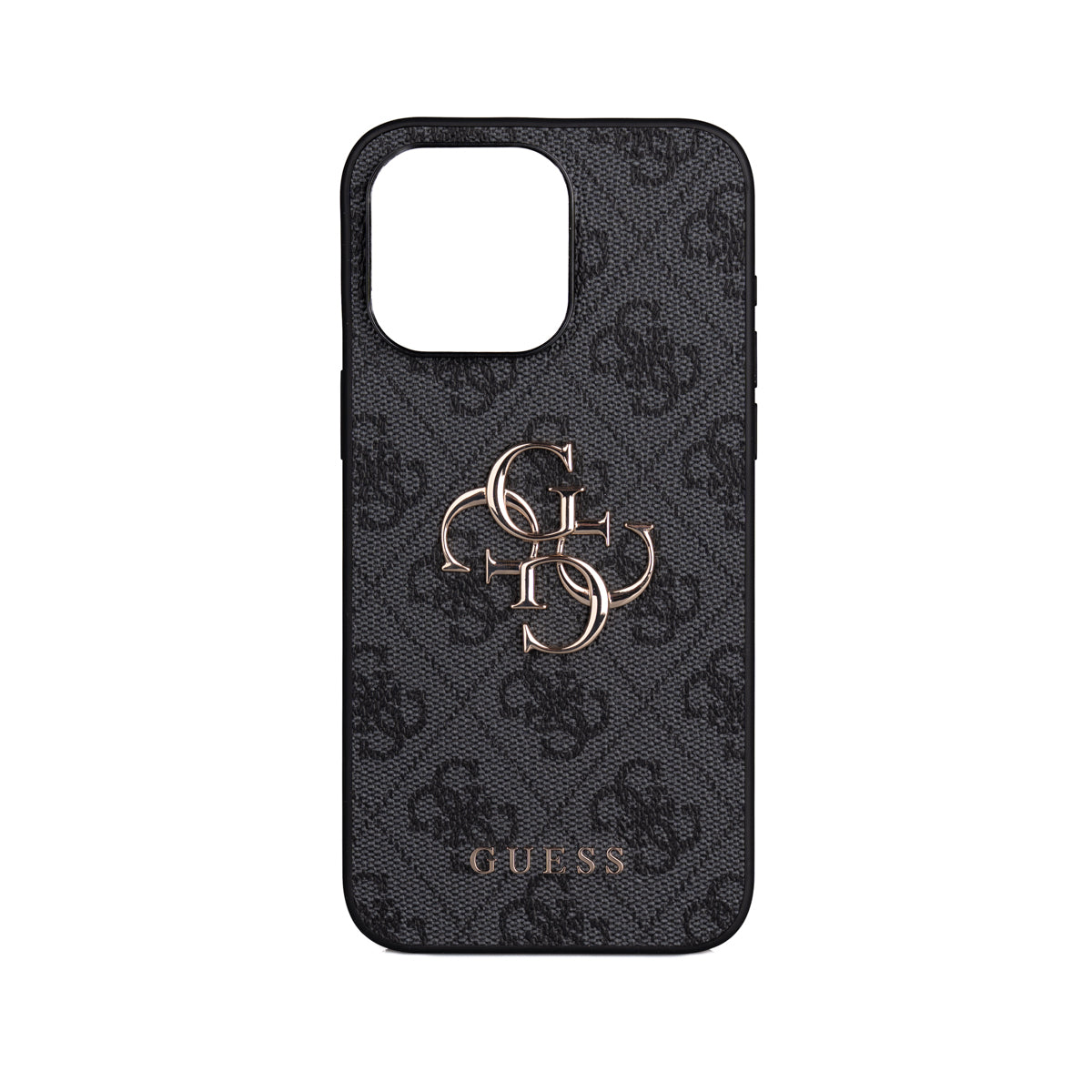 iPhone 14 Pro Max Kılıf Guess Orijinal Lisanslı PU Deri 4G Büyük Metal Logolu Çapraz Vücut Askılı Kılıf