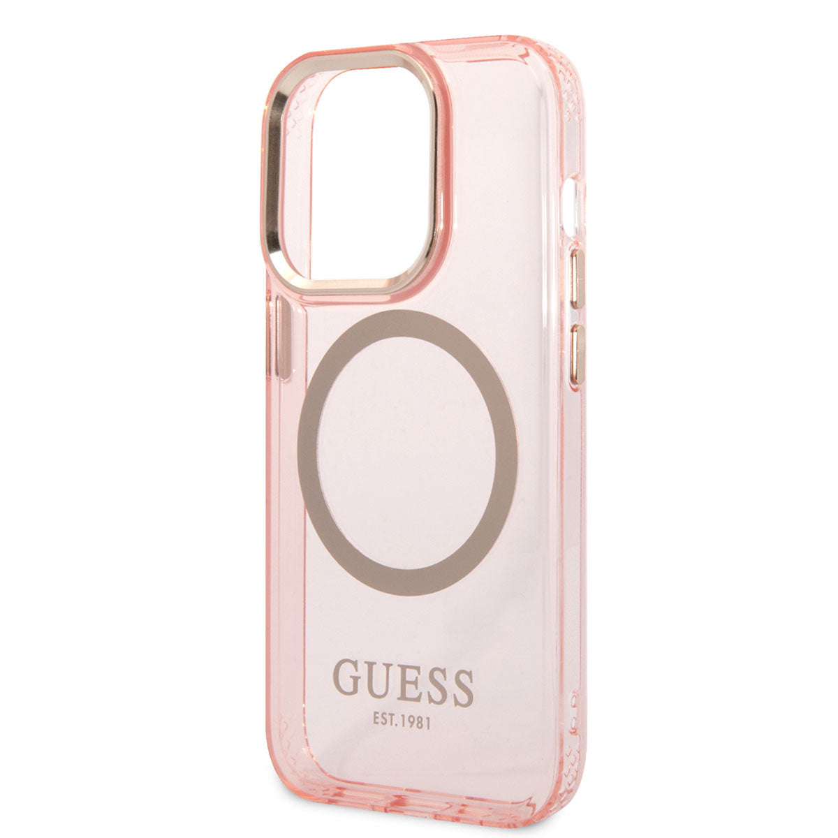 iPhone 14 Pro Max Kılıf GUESS M-safe Şarj Özellikli Airbagli Dizayn Kılıf