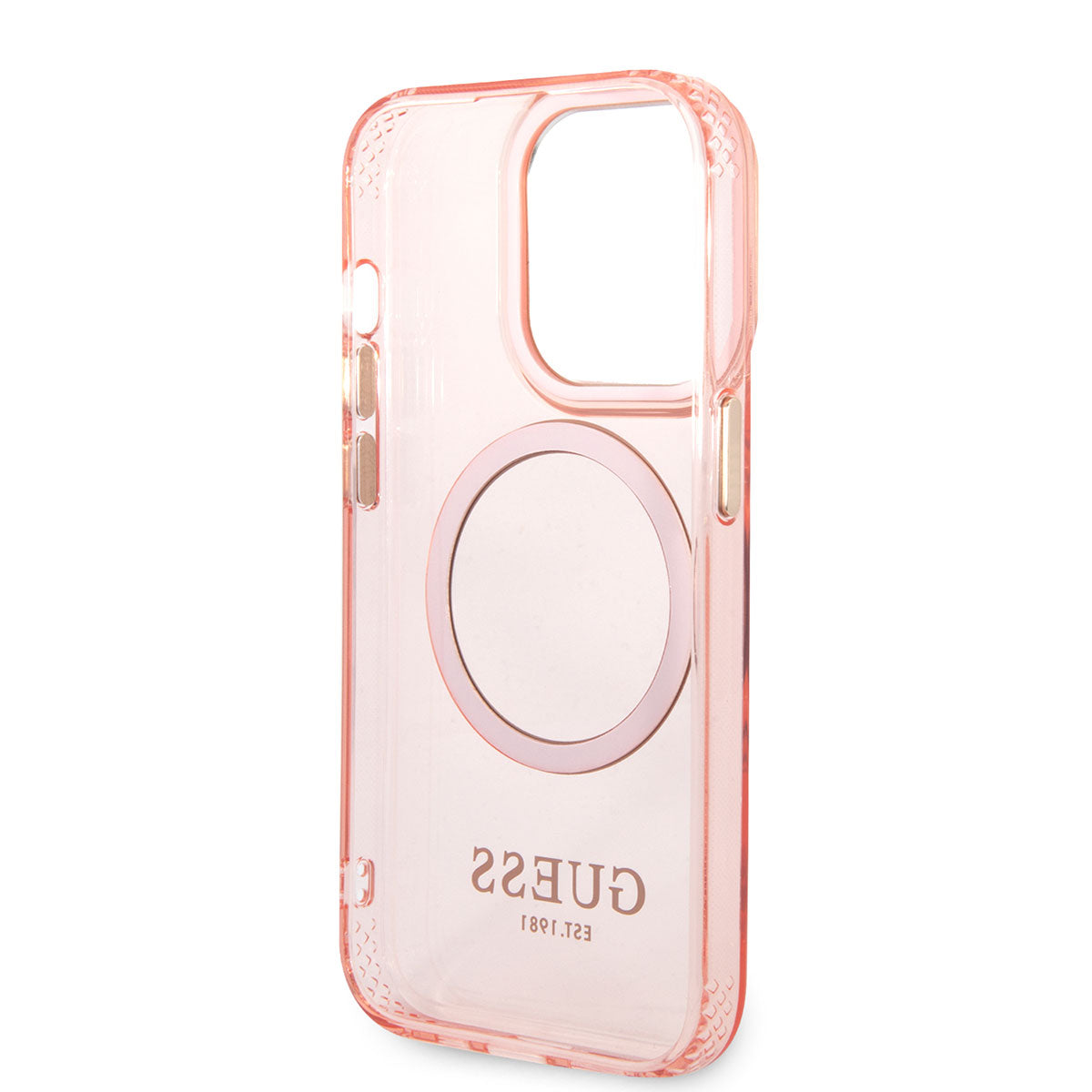 iPhone 14 Pro Max Kılıf GUESS M-safe Şarj Özellikli Airbagli Dizayn Kılıf