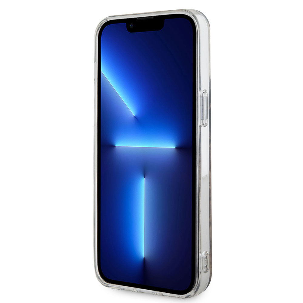 iPhone 14 Pro Max Kılıf GUESS M-safe Şarj Özellikli Leopar Desenli Kılıf