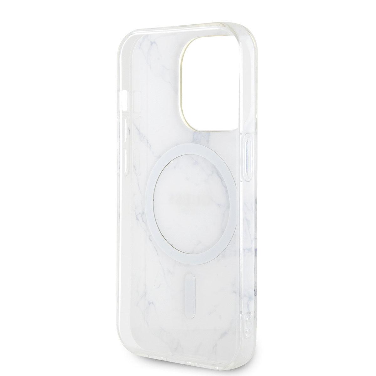 iPhone 14 Pro Max Kılıf GUESS M-safe Şarj Özellikli Mermer Desenli Kılıf