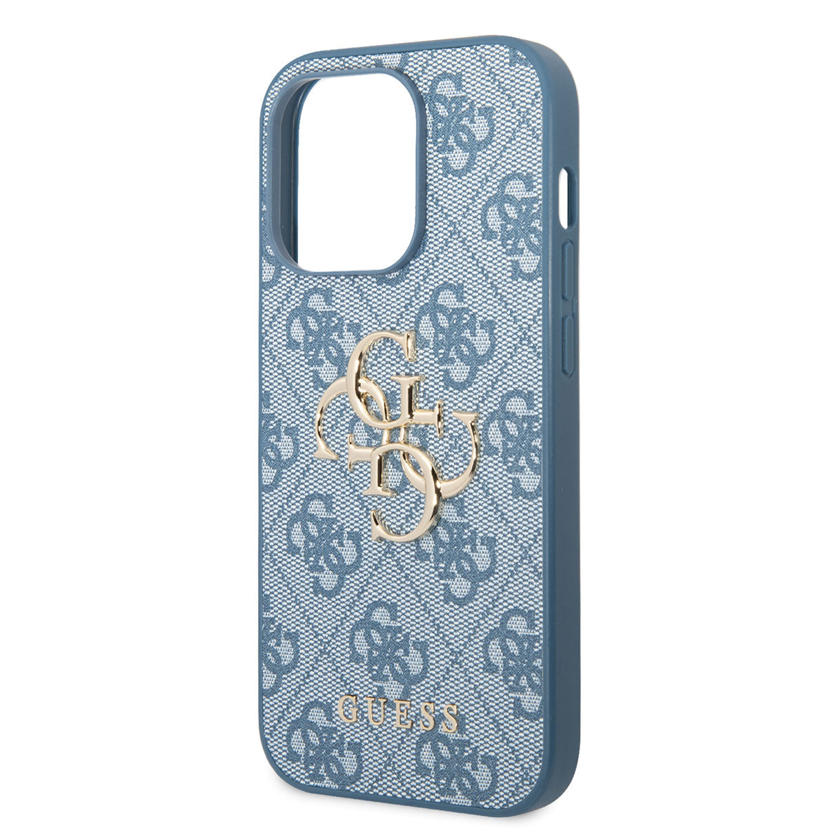 iPhone 14 Pro Max Kılıf GUESS PU Deri Büyük Metal Logo Dizaynlı Kılıf
