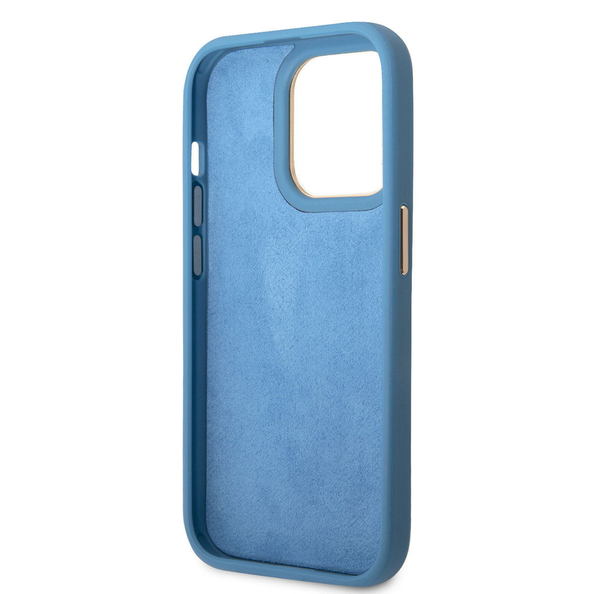 iPhone 14 Pro Max Kılıf GUESS PU Deri Metal Logo Dizaynlı Kılıf