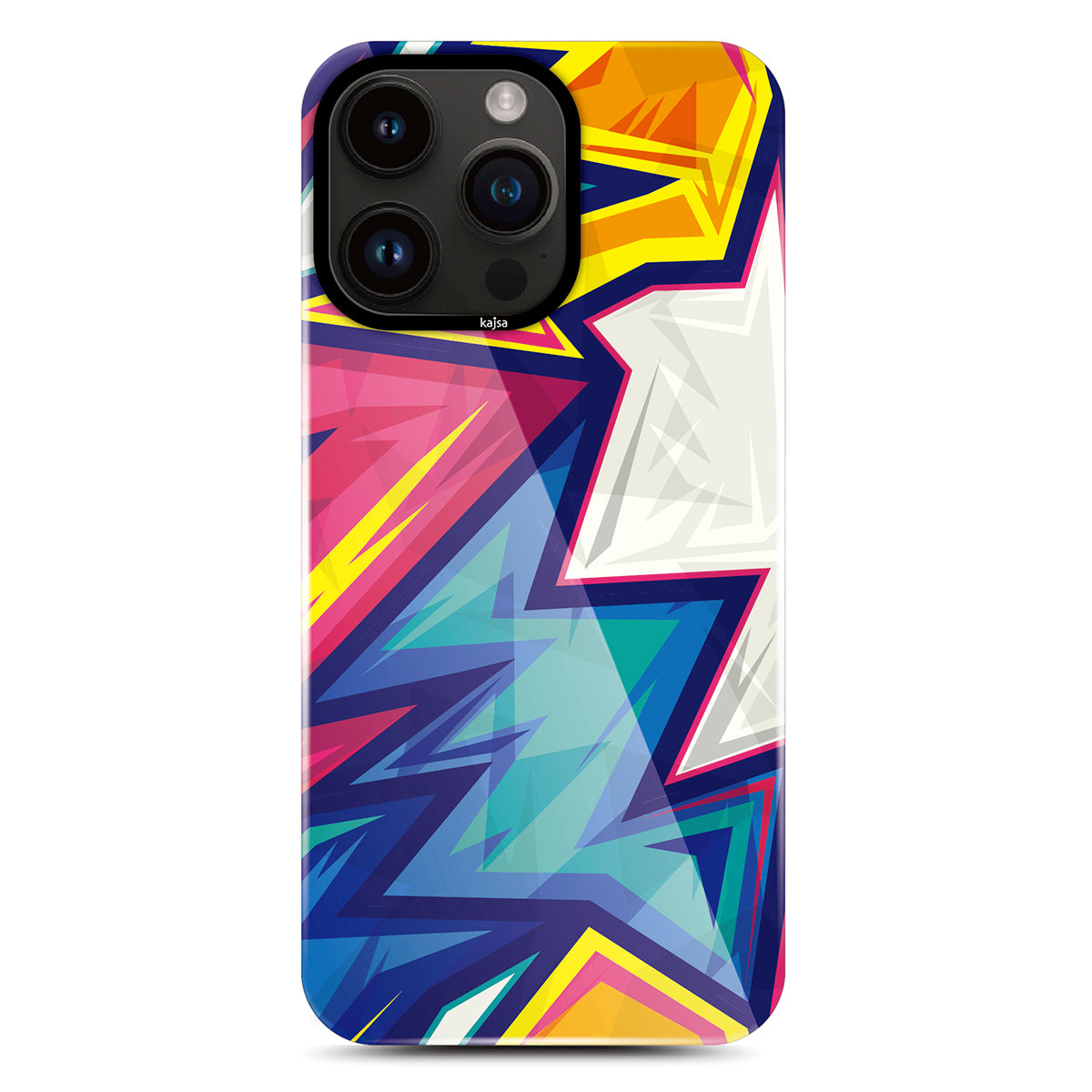 iPhone 14 Pro Max Kılıf HD Desenli Kajsa Shield Plus Grafiti Serisi Kılıf