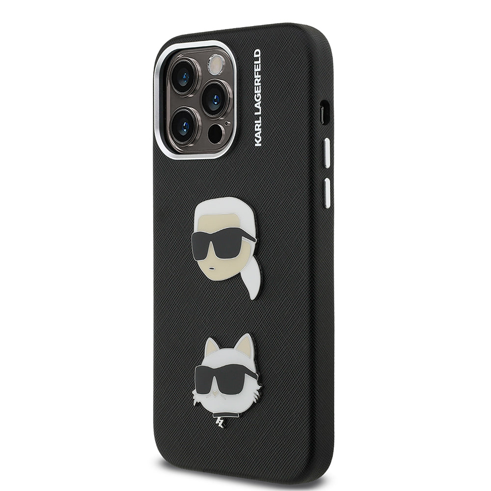 iPhone 14 Pro Max Kılıf Karl Lagerfeld Orijinal Lisanslı K&C Heads Pin Kılıf