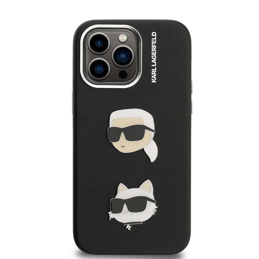 iPhone 14 Pro Max Kılıf Karl Lagerfeld Orijinal Lisanslı K&C Heads Pin Kılıf