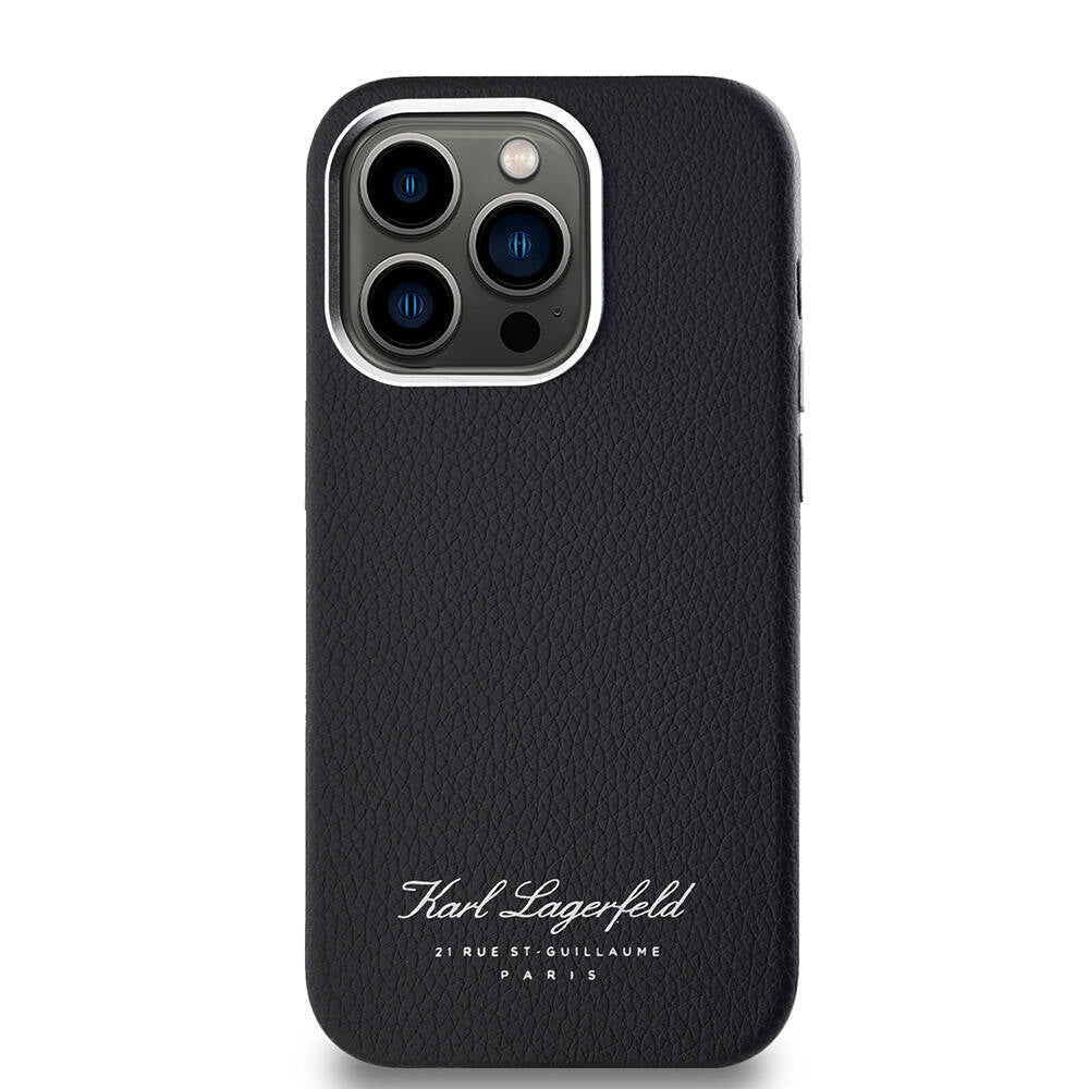 iPhone 14 Pro Max Kılıf Karl Lagerfeld Orijinal Lisanslı KL Yazılı Hotel Kılıf