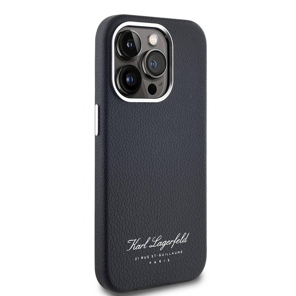 iPhone 14 Pro Max Kılıf Karl Lagerfeld Orijinal Lisanslı KL Yazılı Hotel Kılıf