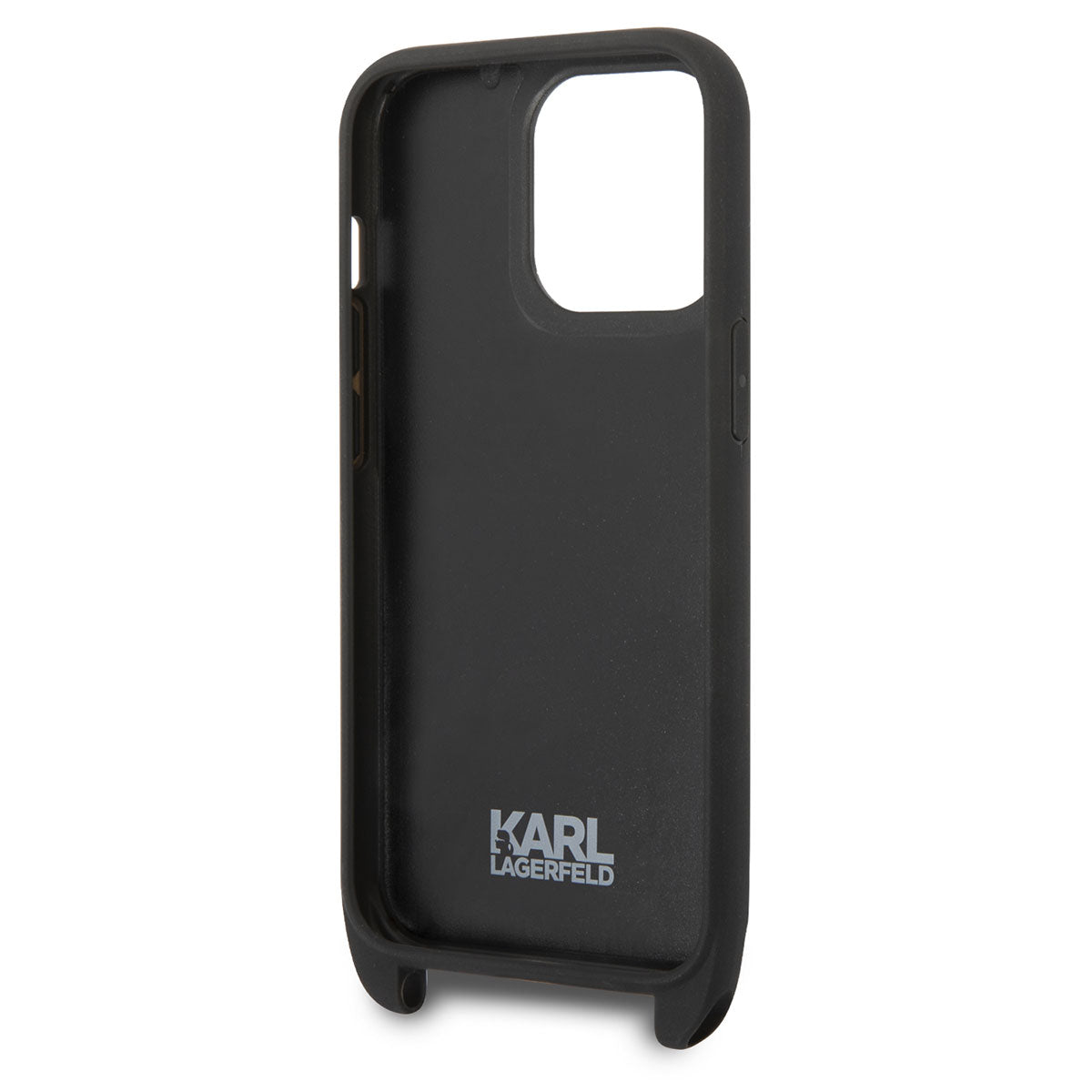 iPhone 14 Pro Max Kılıf Karl Lagerfeld Boyun Askılı Karl Dizayn Kılıf