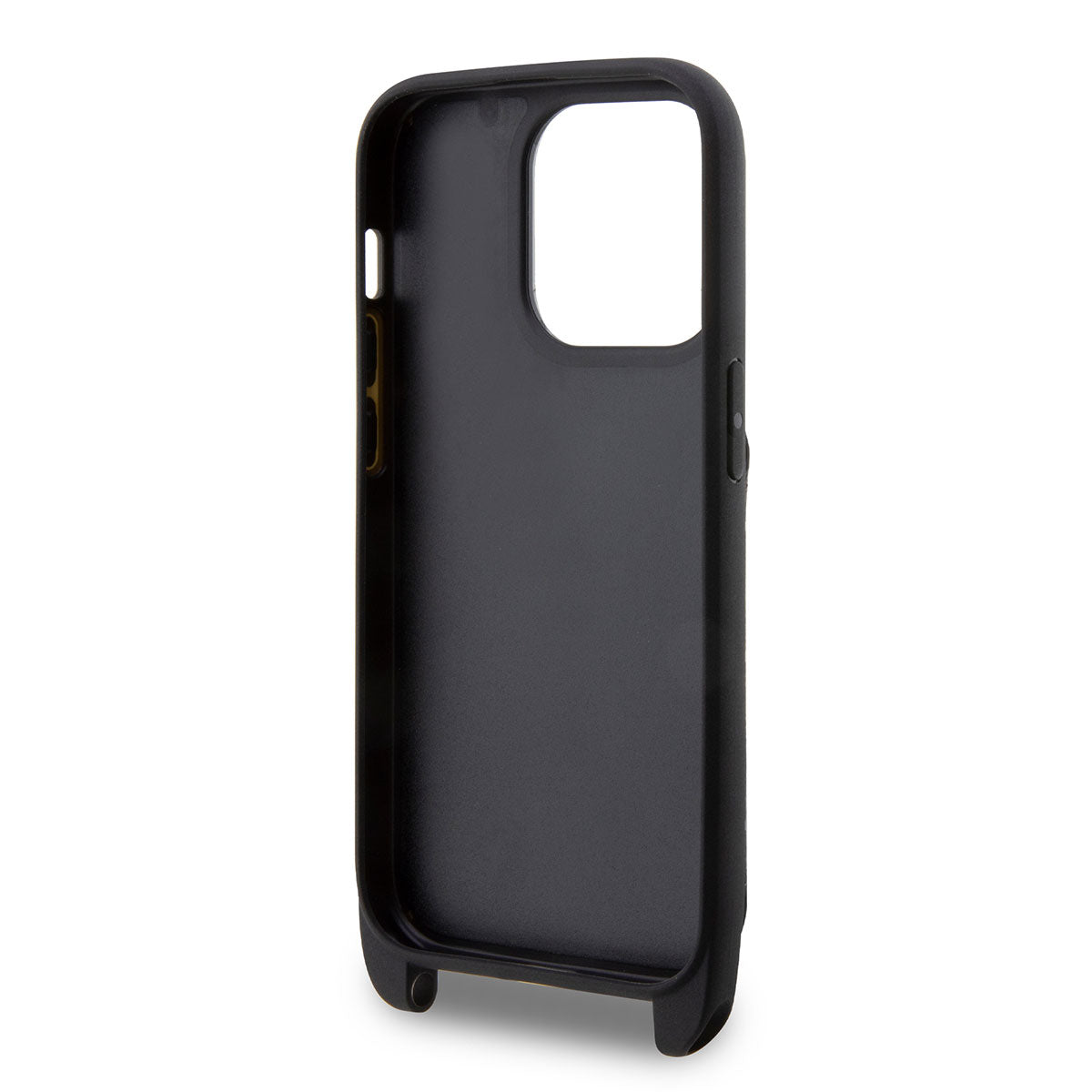 iPhone 14 Pro Max Kılıf Karl Lagerfeld Boyun Askılı Kartlıklı Karl Dizayn Kılıf