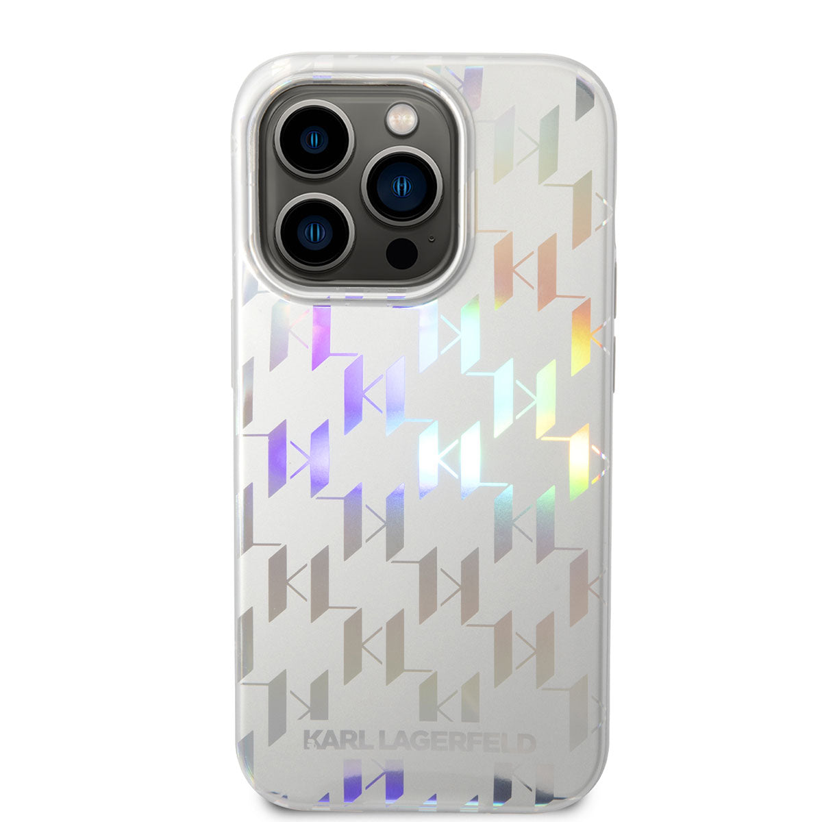 iPhone 14 Pro Max Kılıf Karl Lagerfeld Hologram Dizayn Kılıf