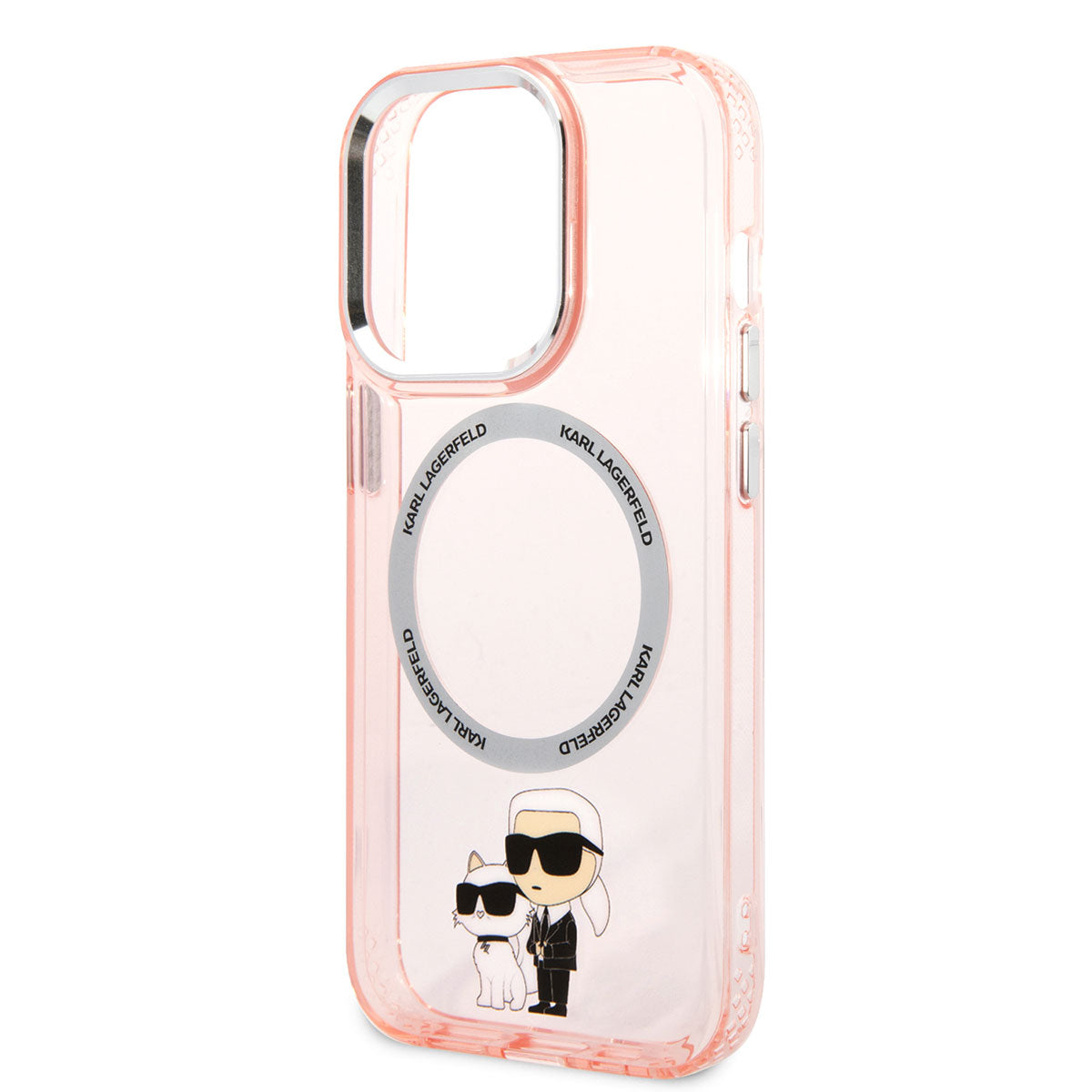 iPhone 14 Pro Max Kılıf Karl Lagerfeld M-safe Şarj Özellikli K&C Dizayn Kılıf