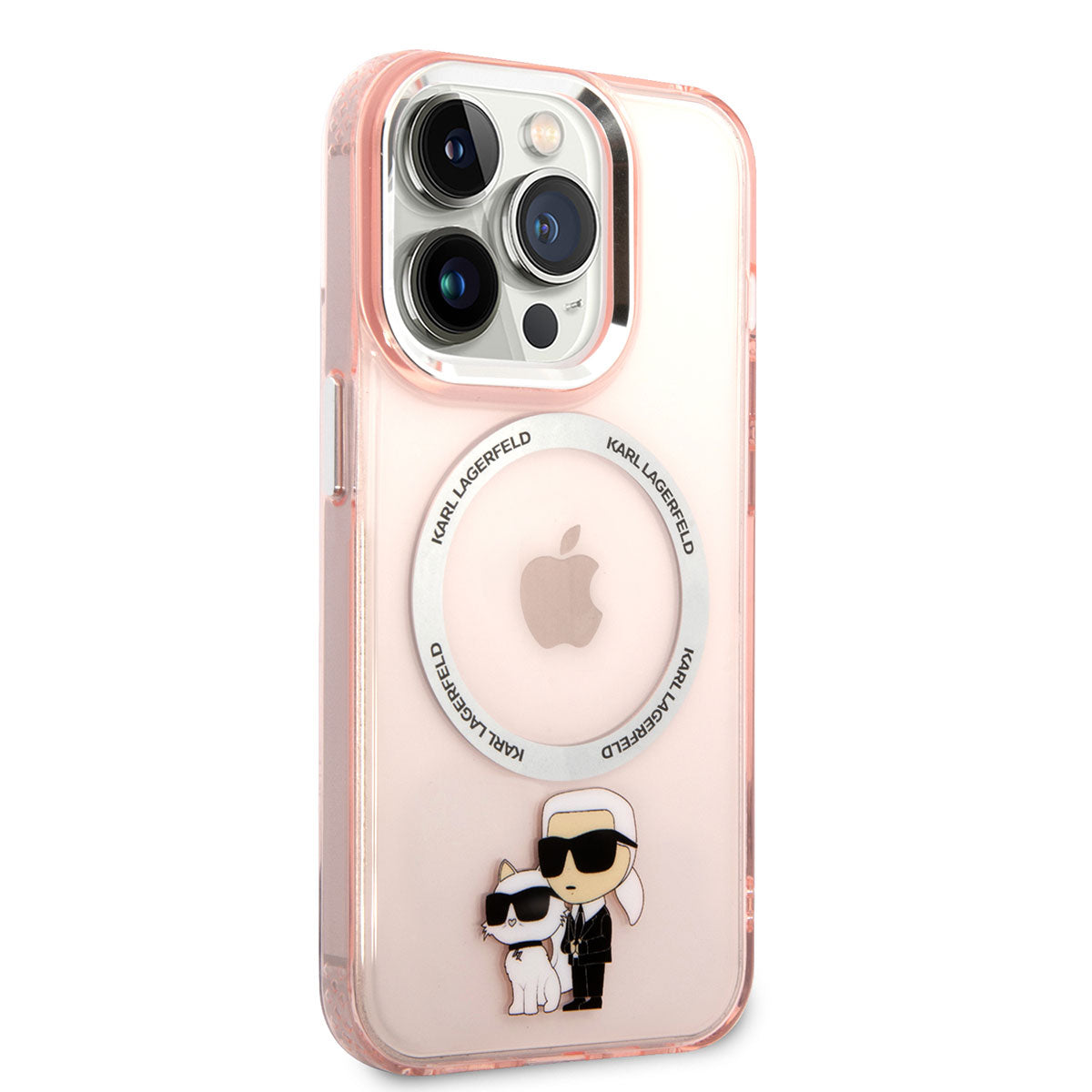 iPhone 14 Pro Max Kılıf Karl Lagerfeld M-safe Şarj Özellikli K&C Dizayn Kılıf