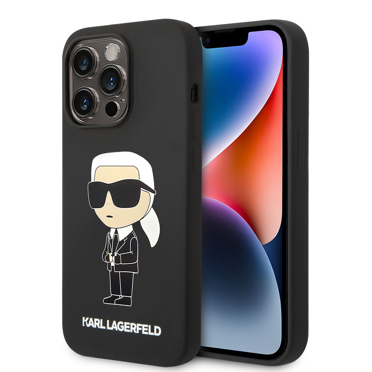 iPhone 14 Pro Max Kılıf Karl Lagerfeld M-safe Şarj Özellikli Silikon Karl Dizayn Kılıf