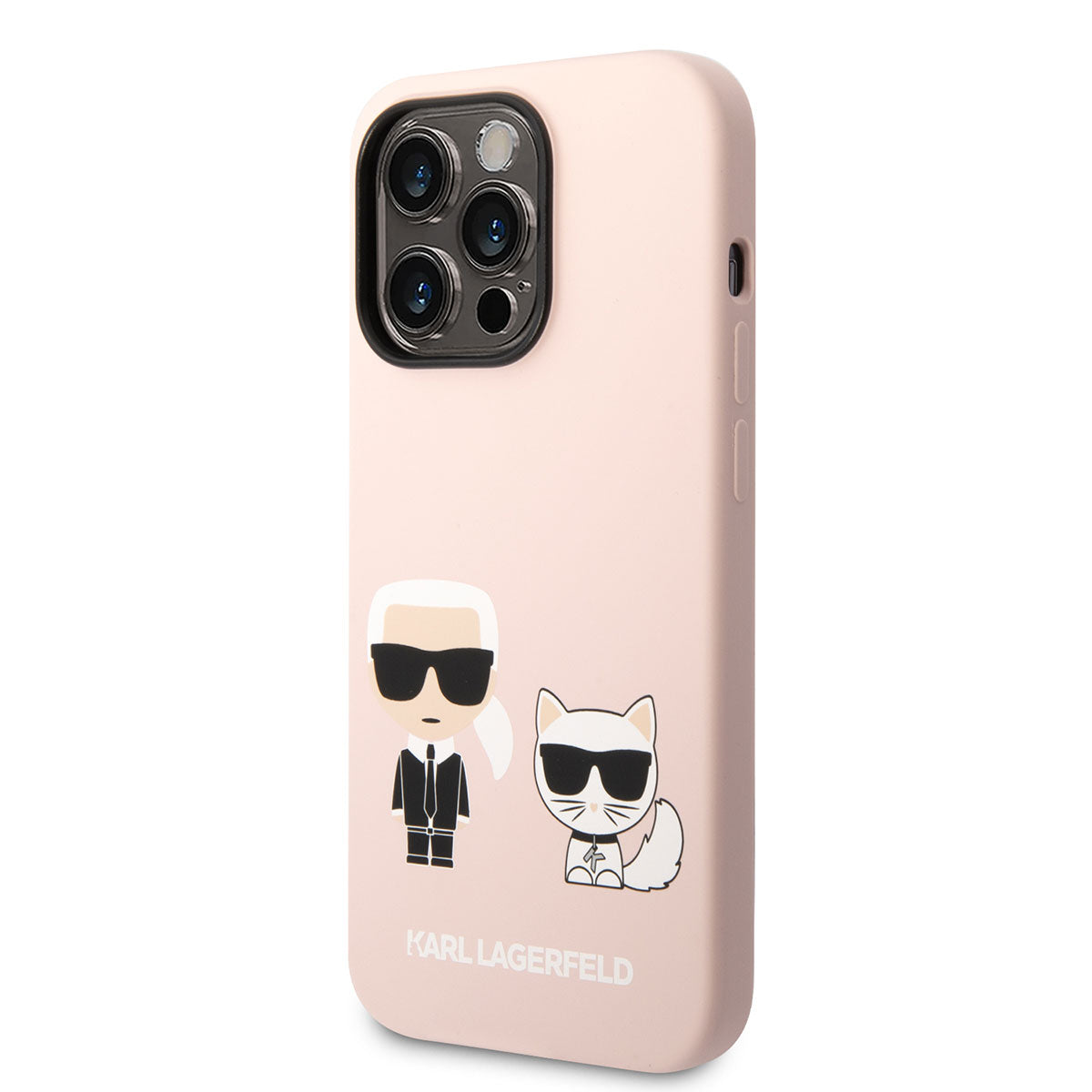 iPhone 14 Pro Max Kılıf Karl Lagerfeld M-safe Şarj Özellikli Silikon K&C Dizayn Kılıf