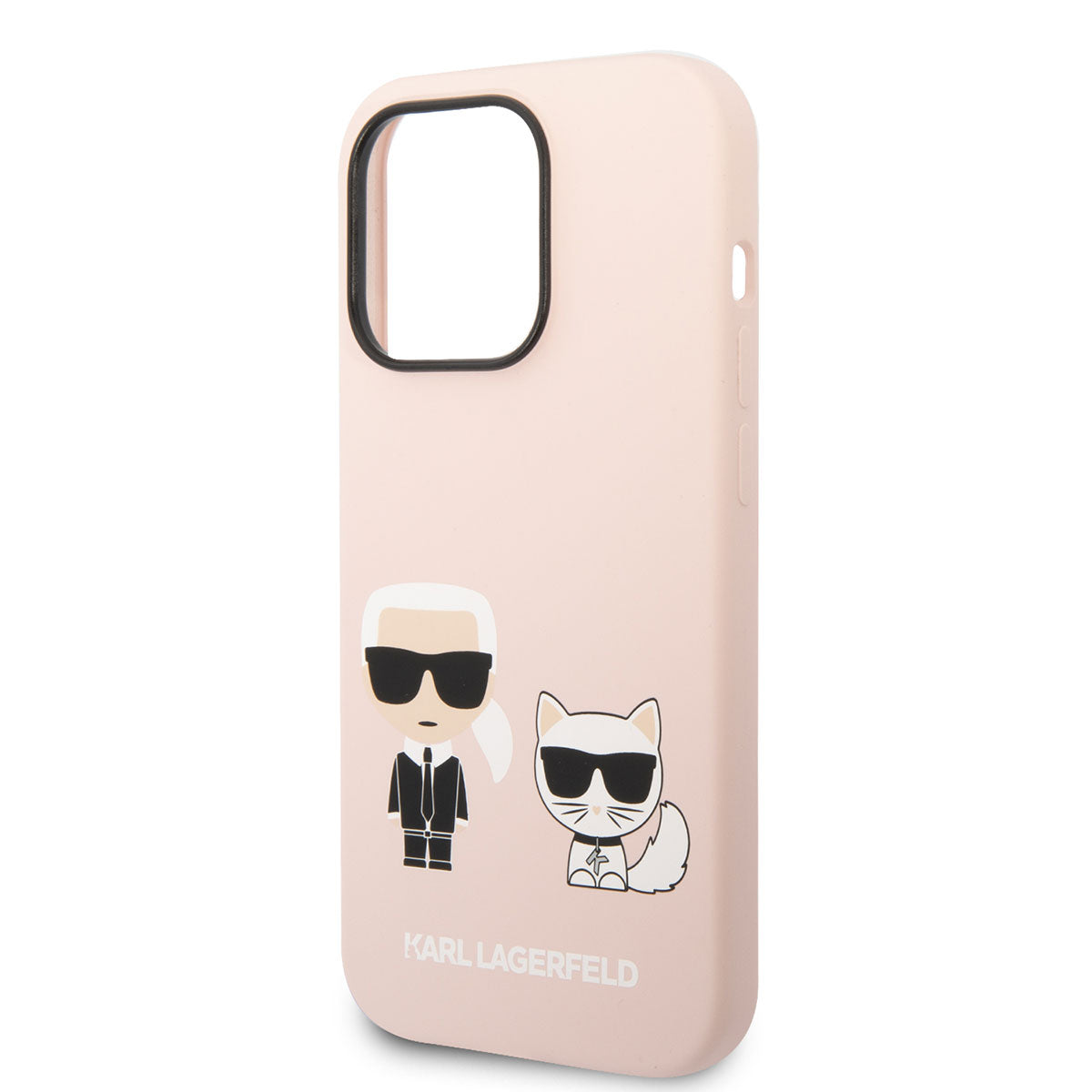 iPhone 14 Pro Max Kılıf Karl Lagerfeld M-safe Şarj Özellikli Silikon K&C Dizayn Kılıf