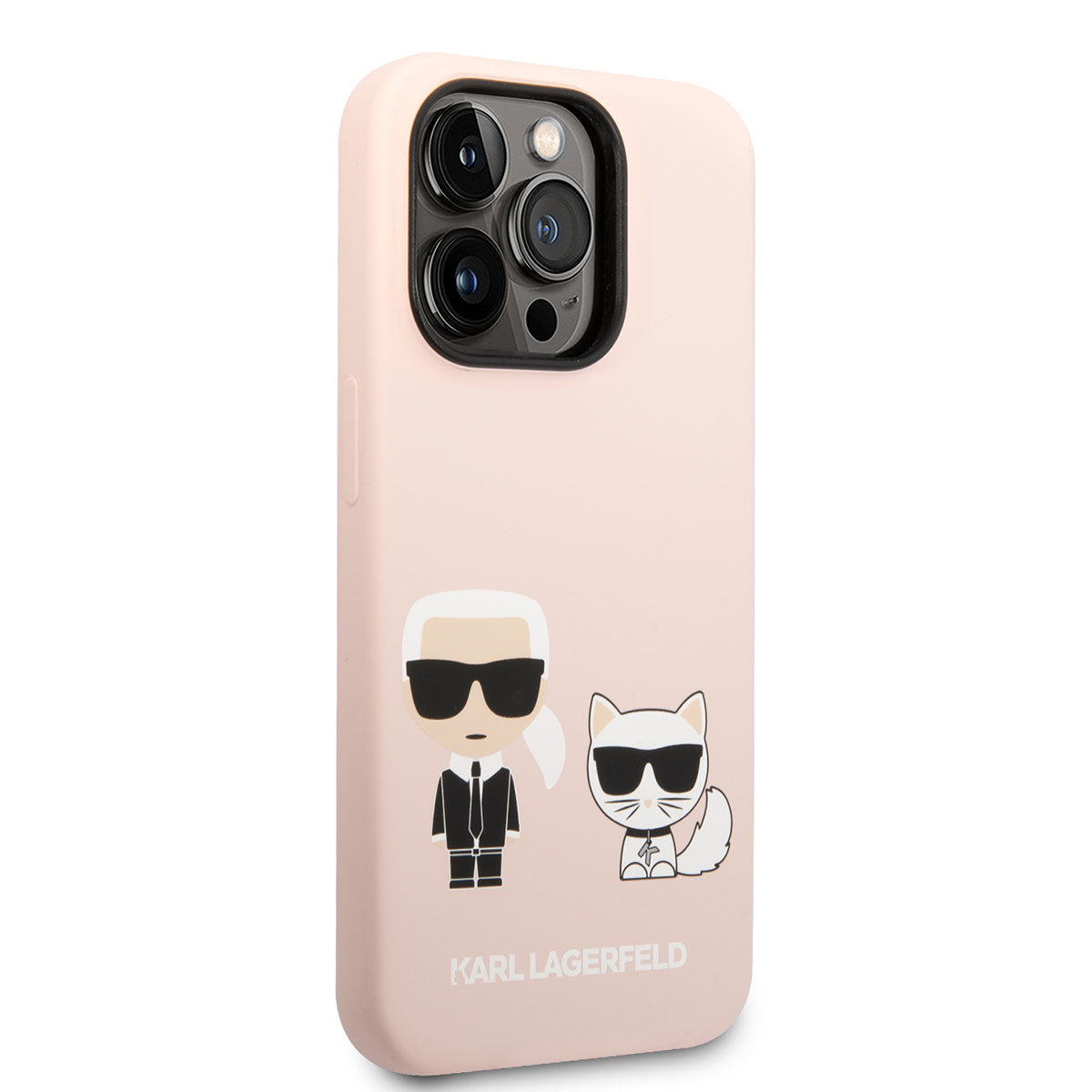 iPhone 14 Pro Max Kılıf Karl Lagerfeld M-safe Şarj Özellikli Silikon K&C Dizayn Kılıf