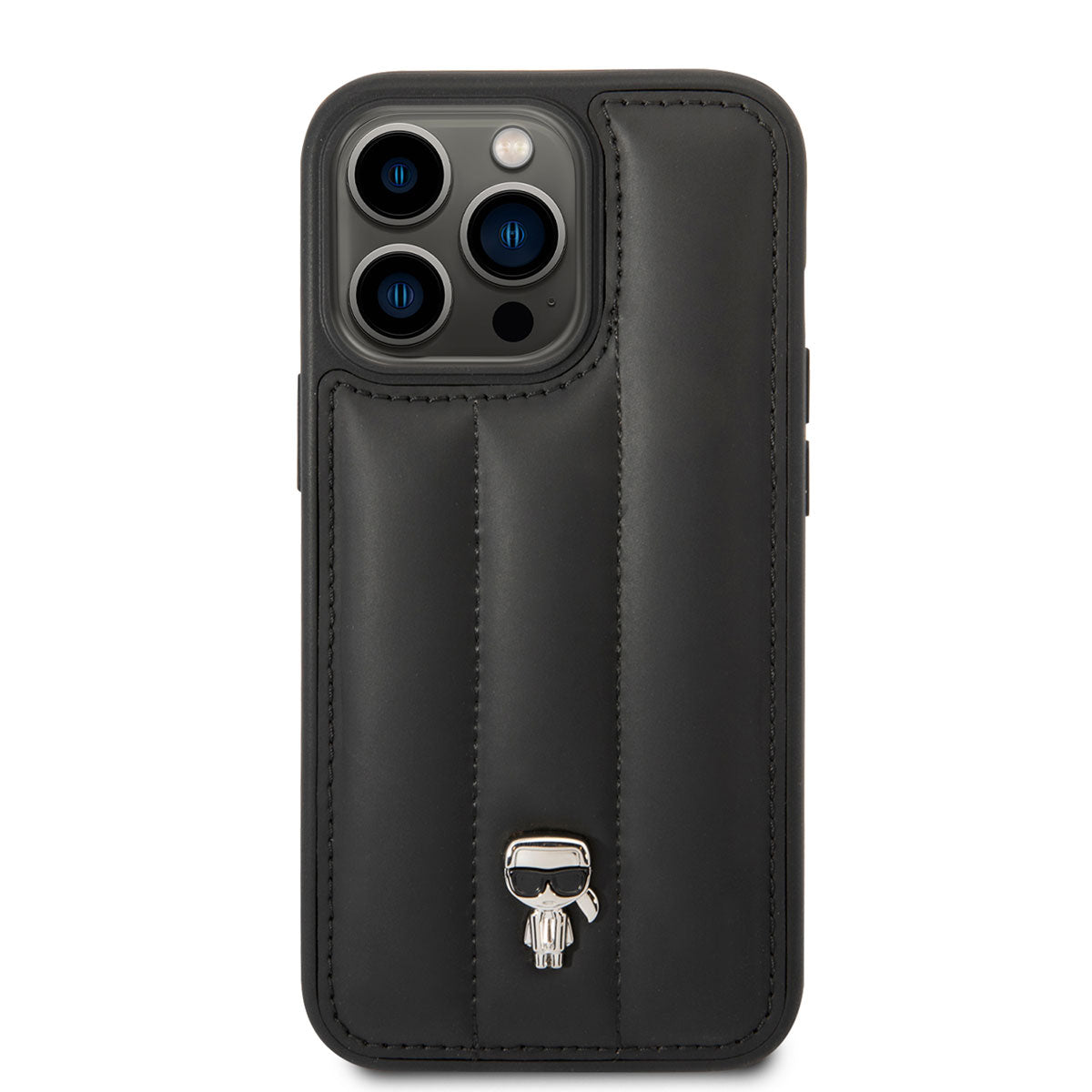 iPhone 14 Pro Max Kılıf Karl Lagerfeld Nylon Puffy Airbag Karl Dizayn Kılıf