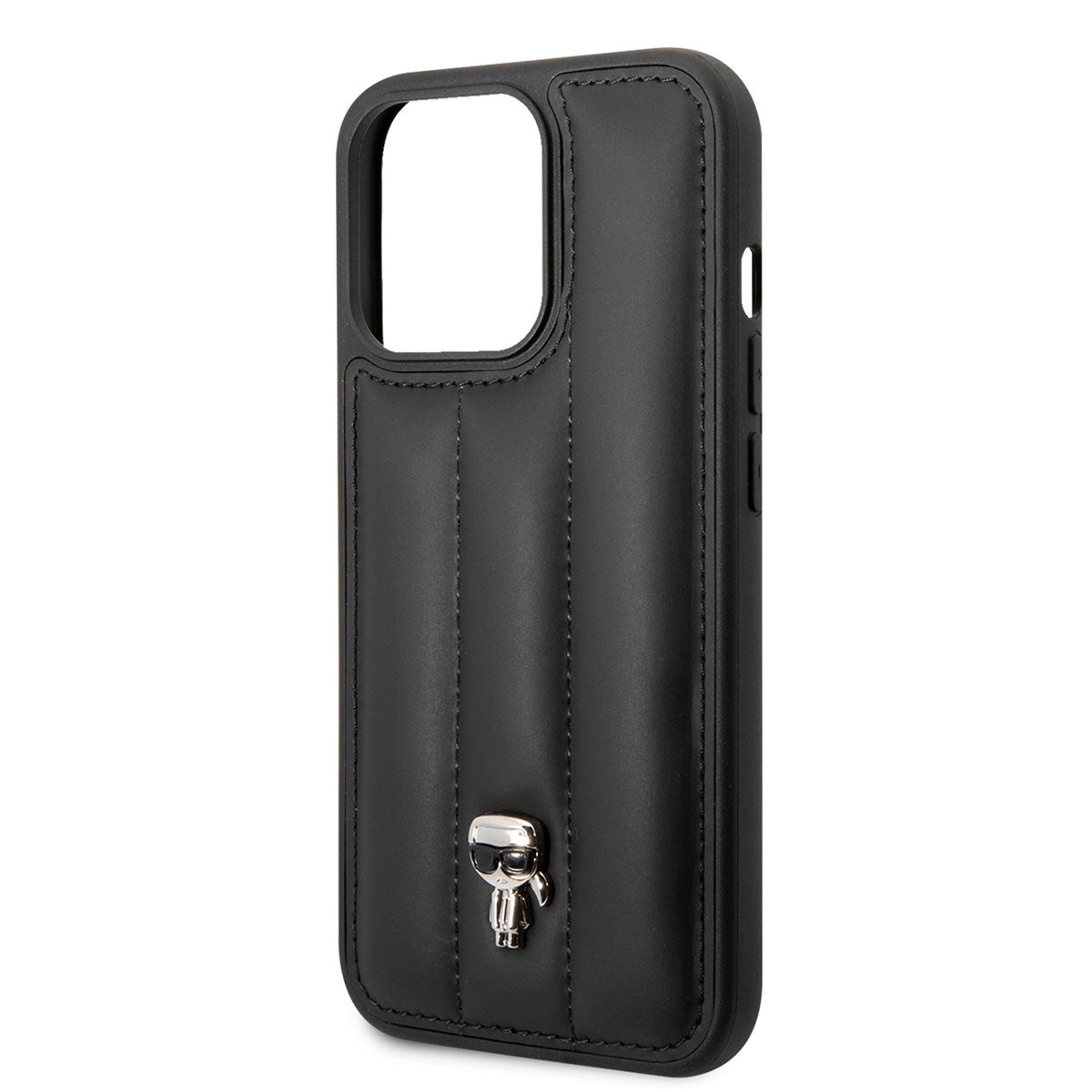 iPhone 14 Pro Max Kılıf Karl Lagerfeld Nylon Puffy Airbag Karl Dizayn Kılıf