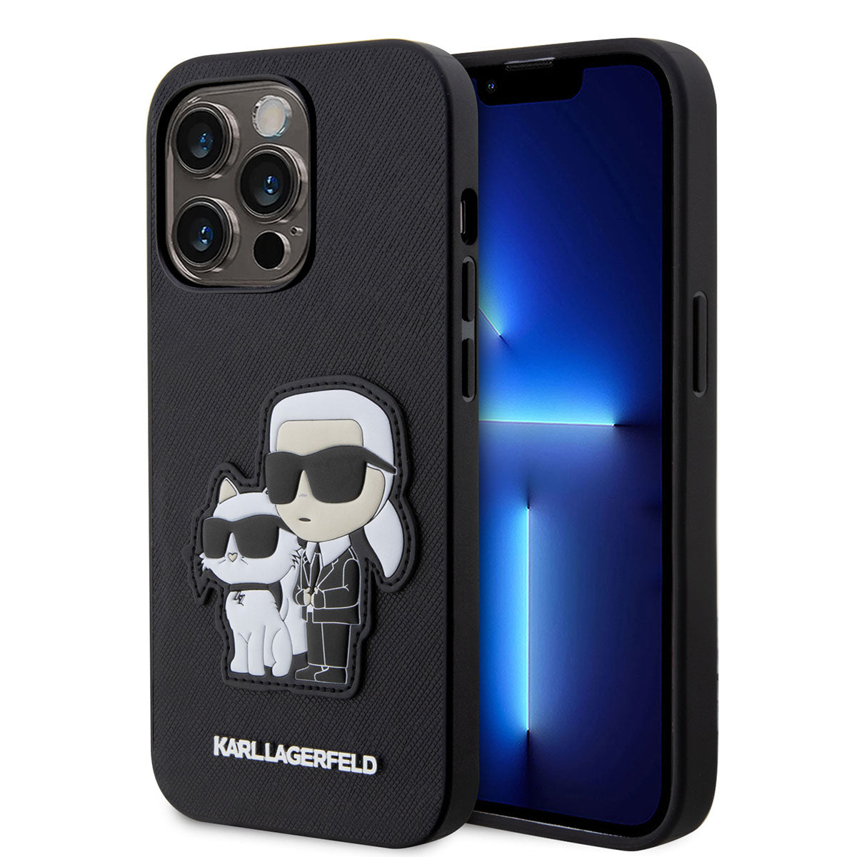 iPhone 14 Pro Max Kılıf Karl Lagerfeld Saffiano Deri K&C Dizayn Kılıf