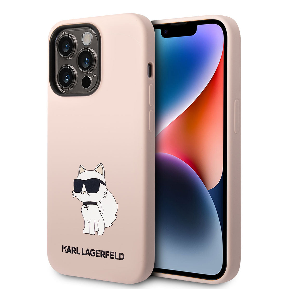 iPhone 14 Pro Max Kılıf Karl Lagerfeld Silikon Choupette Dizayn Kılıf