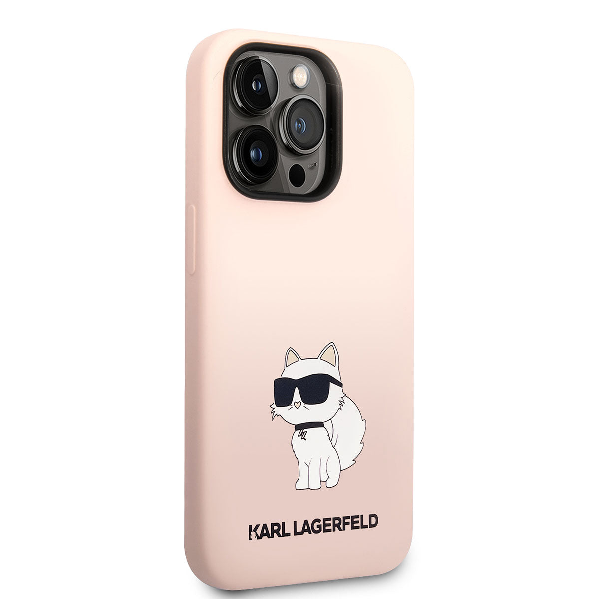 iPhone 14 Pro Max Kılıf Karl Lagerfeld Silikon Choupette Dizayn Kılıf