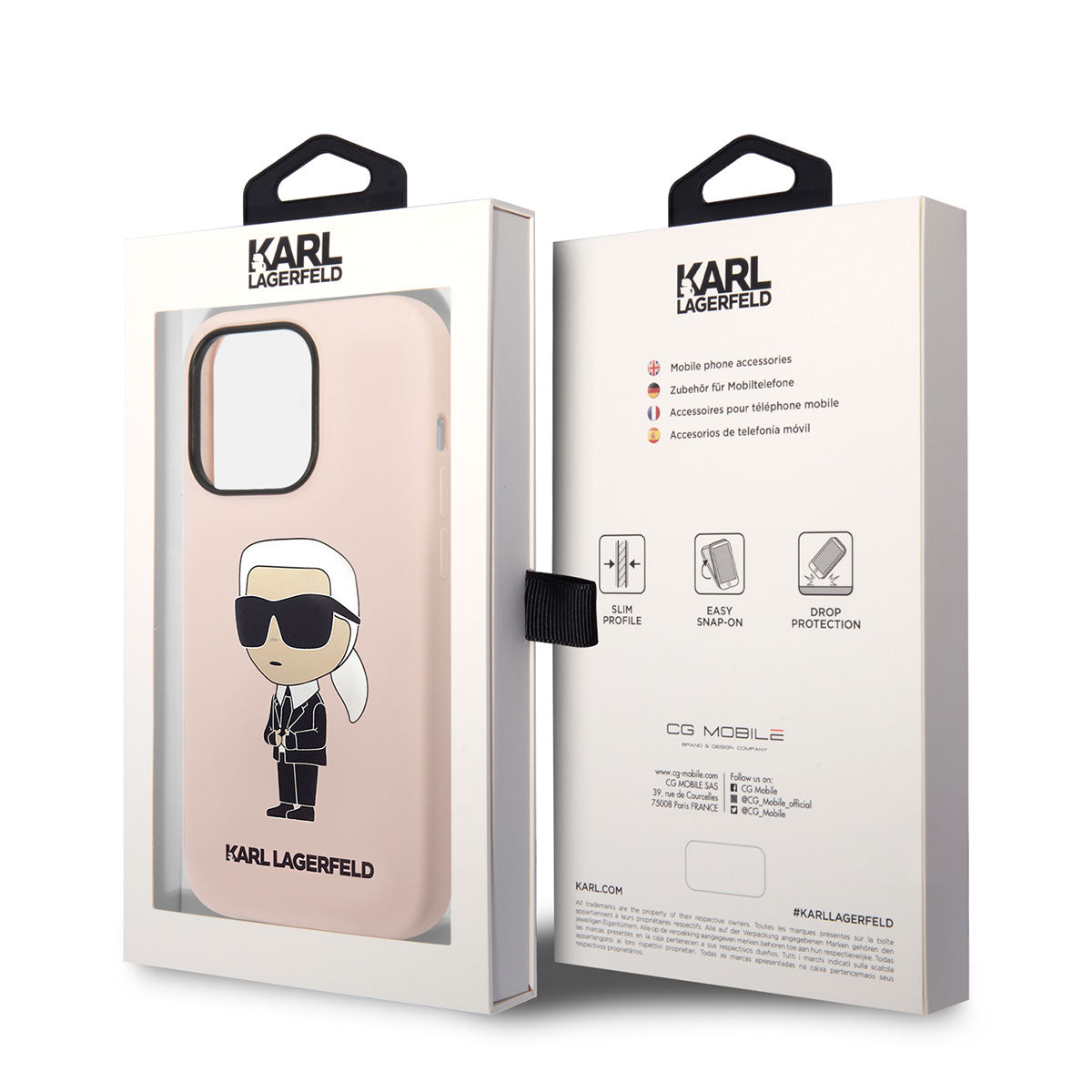 iPhone 14 Pro Max Kılıf Karl Lagerfeld Silikon Karl Dizayn Kılıf