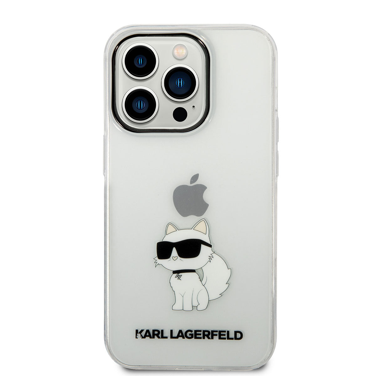 iPhone 14 Pro Max Kılıf Karl Lagerfeld Transparan Choupette Dizayn Kılıf