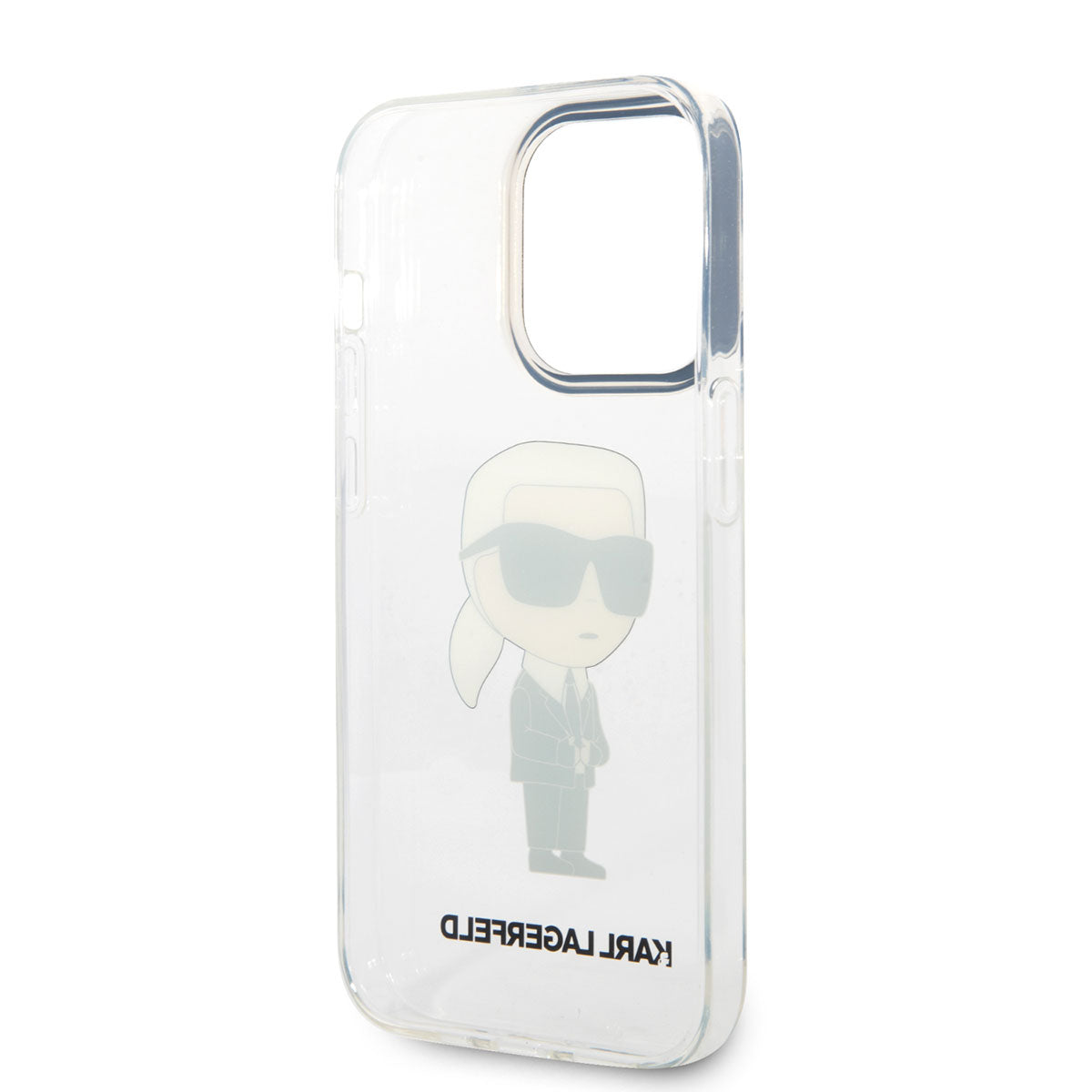 iPhone 14 Pro Max Kılıf Karl Lagerfeld Transparan İkonik Karl Dizayn Kılıf