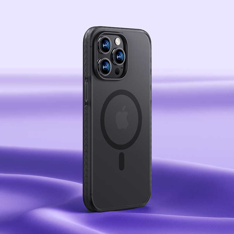 iPhone 14 Pro Max Kılıf Kenarları Silikon Airbagli Mat Arka Yüzey Benks Icesand Kılıf