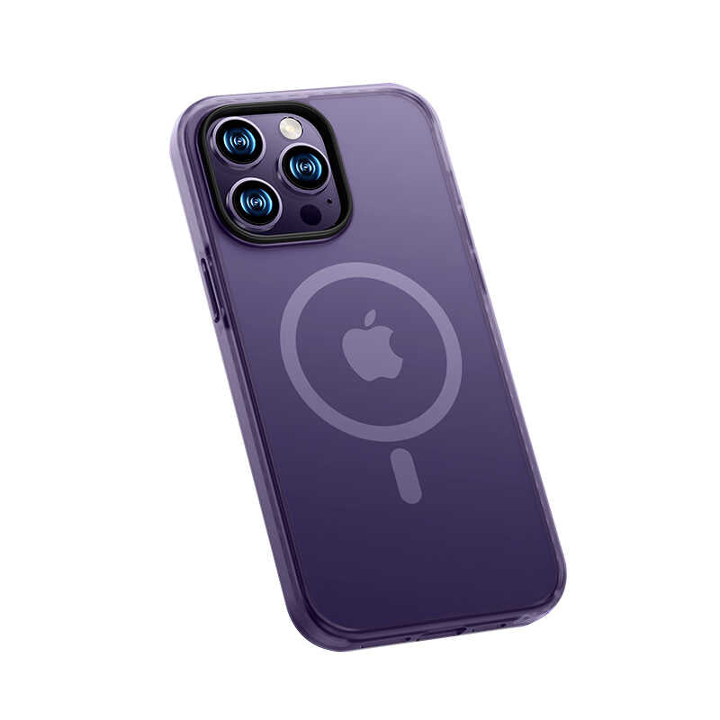 iPhone 14 Pro Max Kılıf Kenarları Silikon Airbagli Mat Arka Yüzey Benks Icesand Kılıf