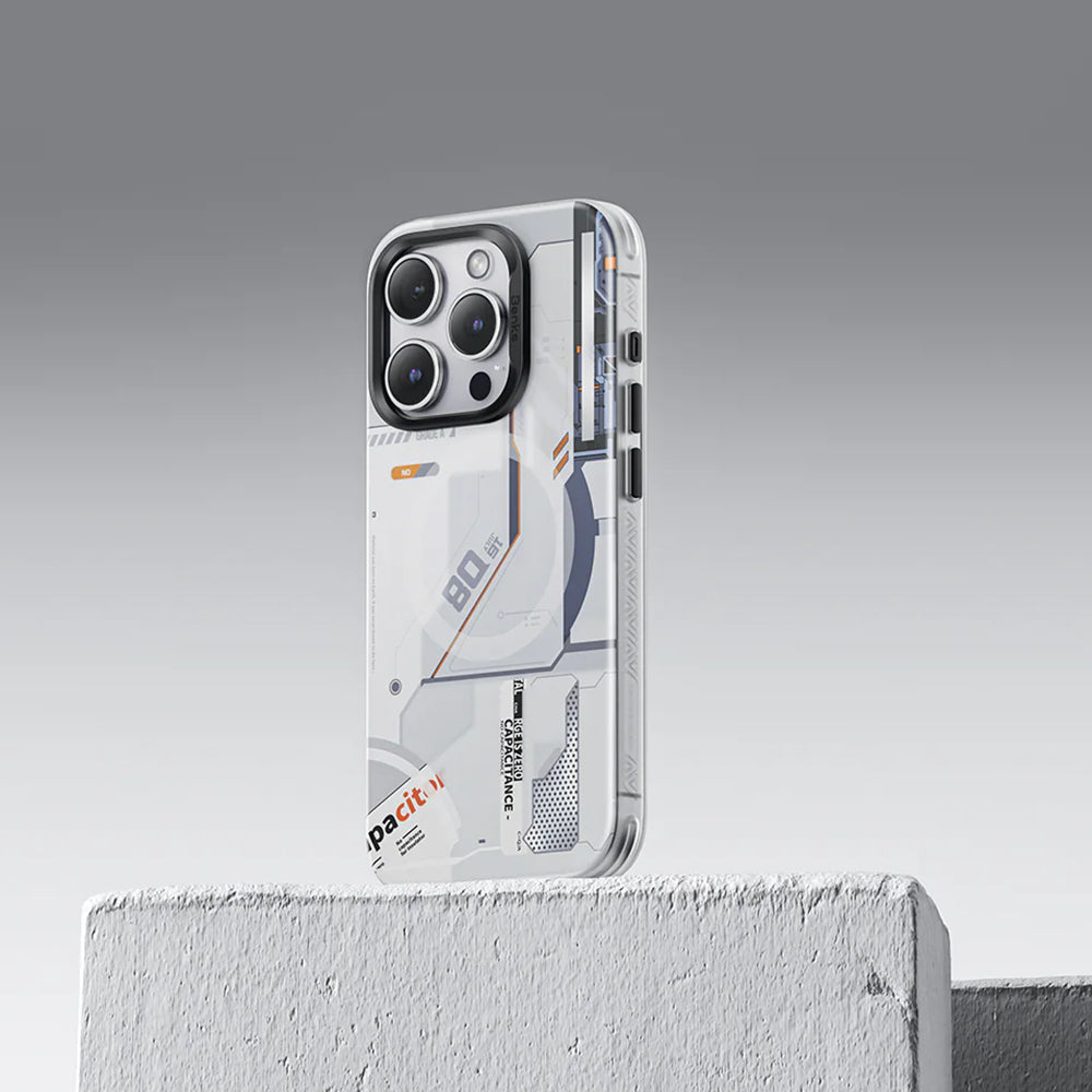 iPhone 14 Pro Max Kılıf M-safe Şarj Özellikli Mekanik Tasarımlı Benks Perspective Serisi Kılıf