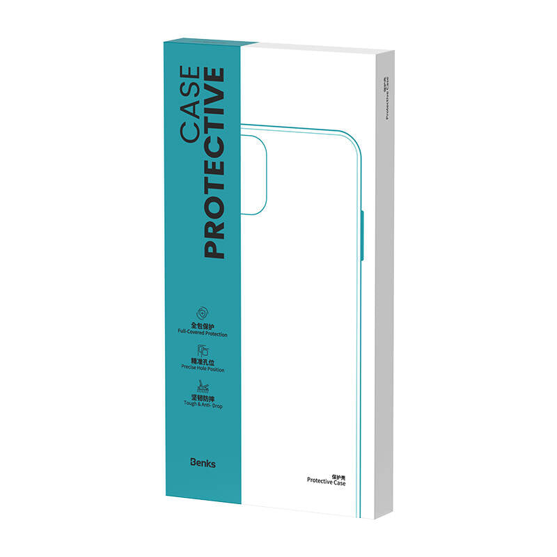 iPhone 14 Pro Max Kılıf M-safe Şarj Özellikli Benks 1.8mm Ultra İnce Şeffaf Kılıf