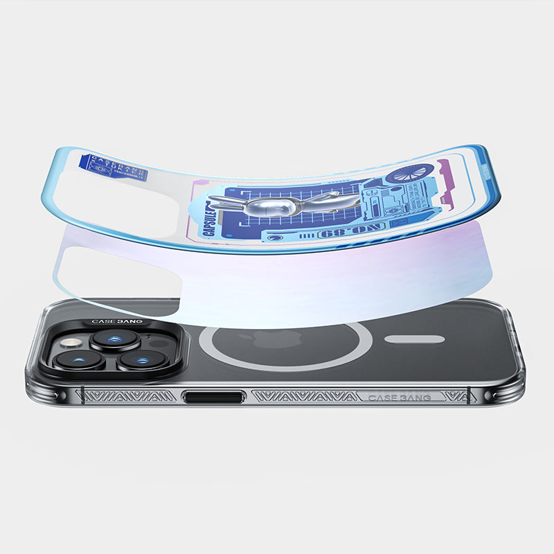 iPhone 14 Pro Max Kılıf M-safe Şarj Özellikli Benks Casebang Rabbit Kılıf