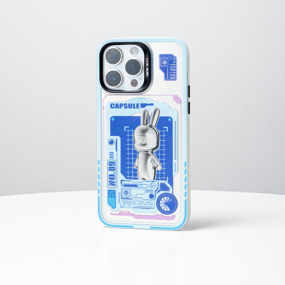 iPhone 14 Pro Max Kılıf M-safe Şarj Özellikli Benks Casebang Rabbit Kılıf