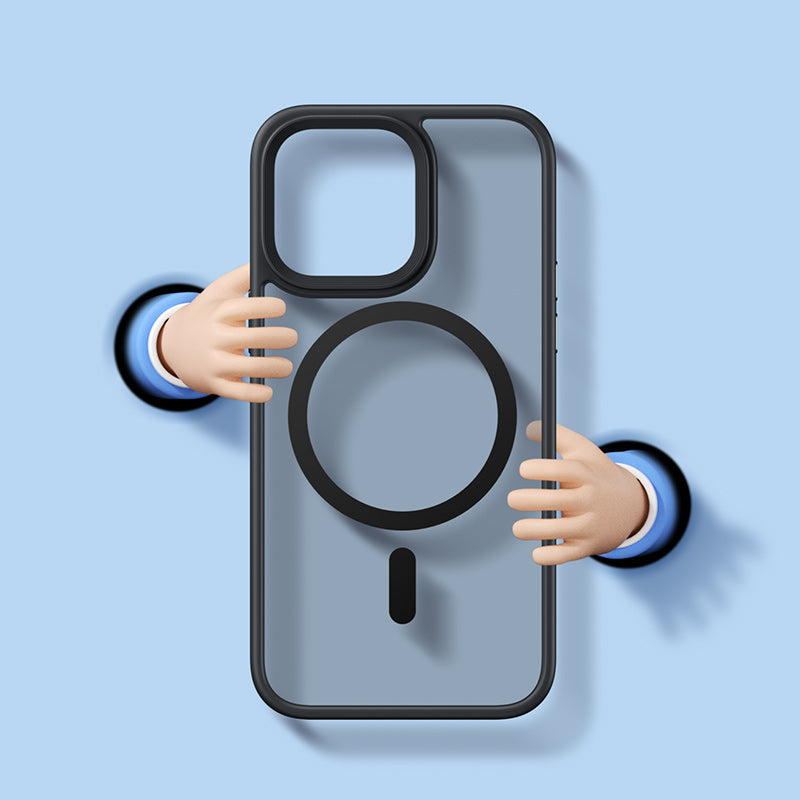 iPhone 14 Pro Max Kılıf M-safe Şarj Özellikli Benks Mist Hybrid Kılıf