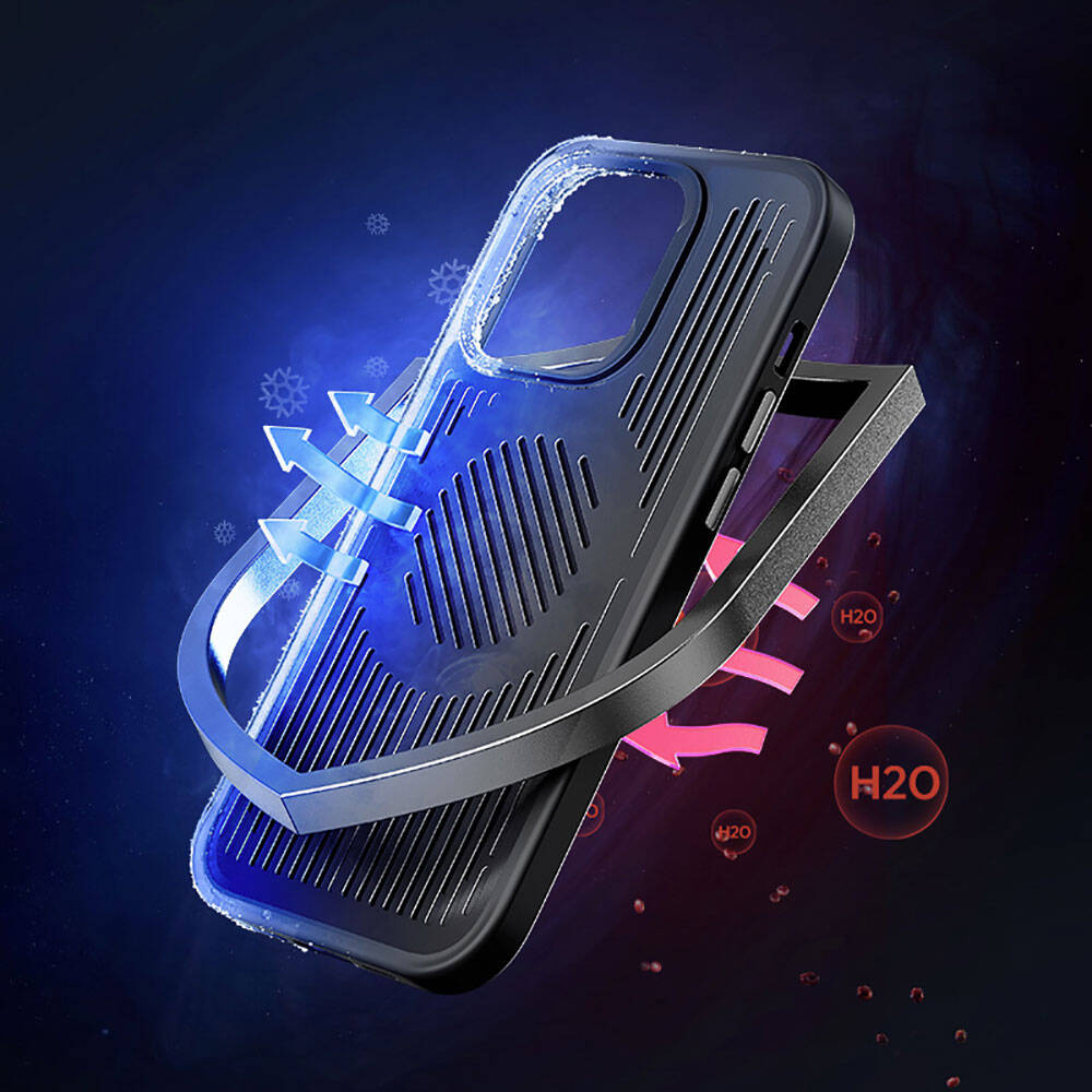 iPhone 14 Pro Max Kılıf M-safe Şarj Özellikli Düşme Dirençli Soğutucu Benks Biliz Kılıf