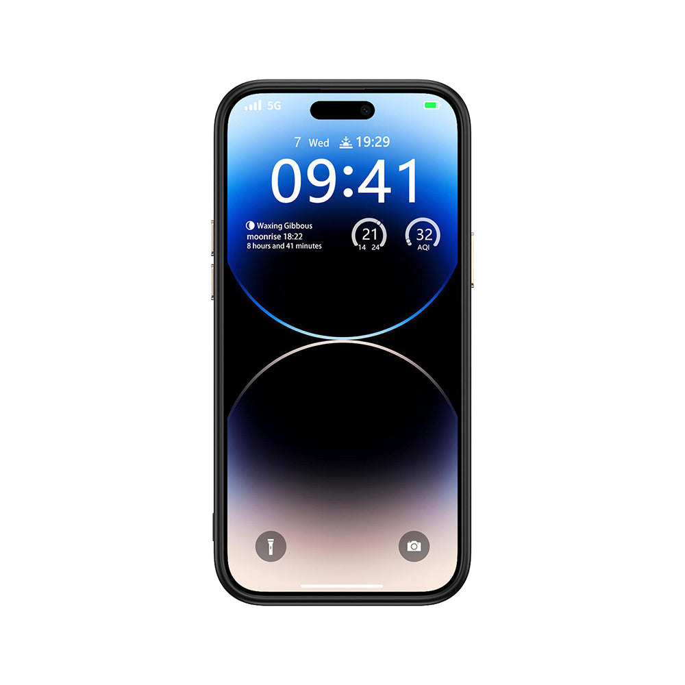 iPhone 14 Pro Max Kılıf M-safe Şarj Özellikli Karbon Fiber Görünümlü Zore Antina Kılıf