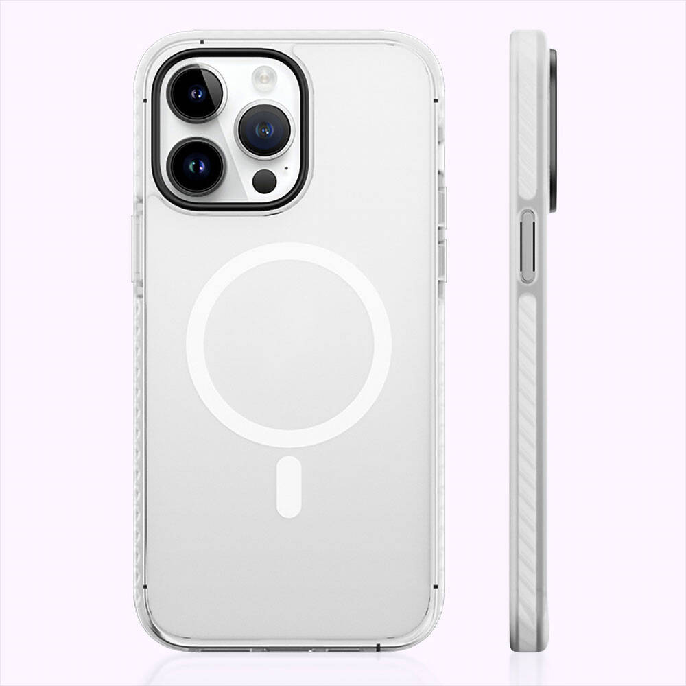 iPhone 14 Pro Max Kılıf M-safe Şarj Özellikli Mat Arka Yüzey Benks Drop Resistance Kılıf