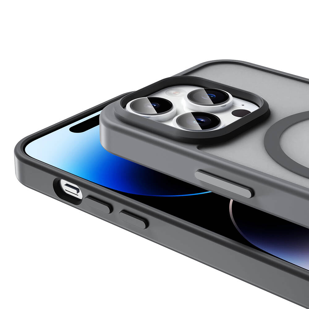 iPhone 14 Pro Max Kılıf M-safe Şarj Özellikli Mat Arka Yüzey Zore Sio Kılıf