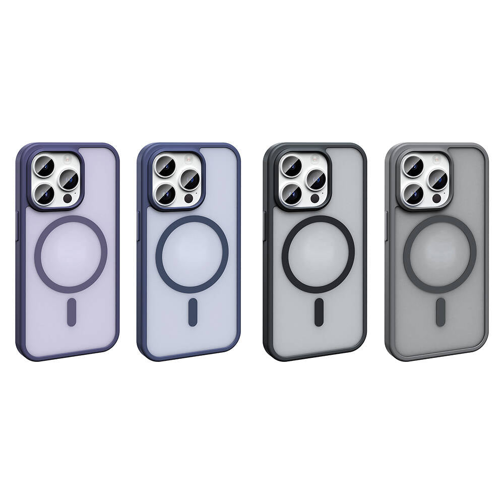 iPhone 14 Pro Max Kılıf M-safe Şarj Özellikli Mat Arka Yüzey Zore Sio Kılıf